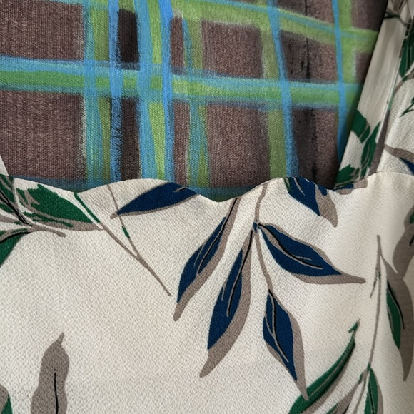 Monteau Los Angeles floral a-line tie strap pocket dress size small - Picture 2 of 10